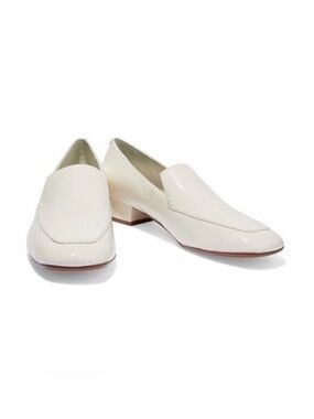 Vince Fauna patent loafers cream size 9.5